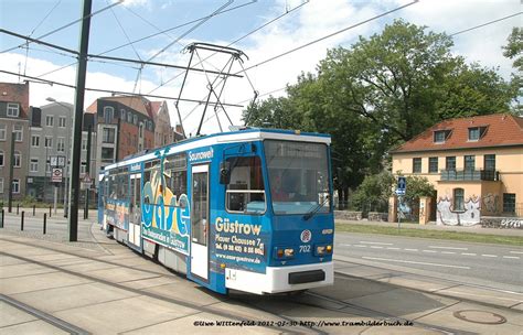 Tatra T6 NF Beiwagen In Rostock