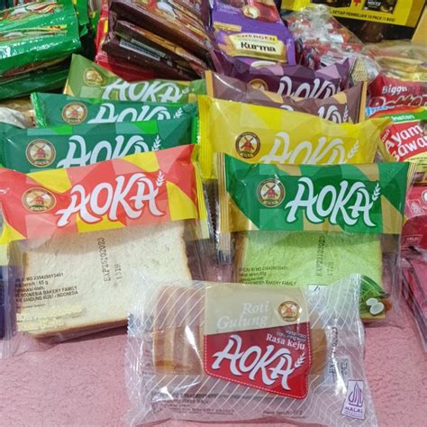 Jual Roti Aoka Roti Panggang Isi Coklat Roti Lembut Shopee Indonesia