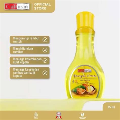 jual cultusia minyak kemiri hair care oil  vitamin  argan oil