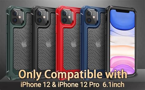 Tuerdan Iphone 12 Case Iphone 12 Pro Case [military Grade Shockproof