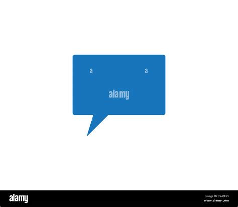 Speech Bubble Chat Speak Talk Text Icon Vector Symbol Design Illustration Stock Vector Image