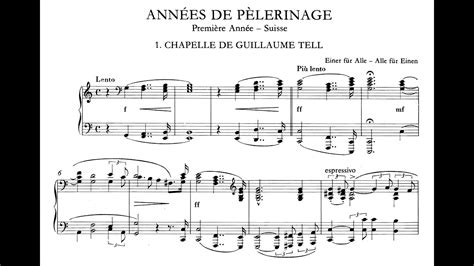 Liszt Ann Es De P Lerinage Year Switzerland S Pace