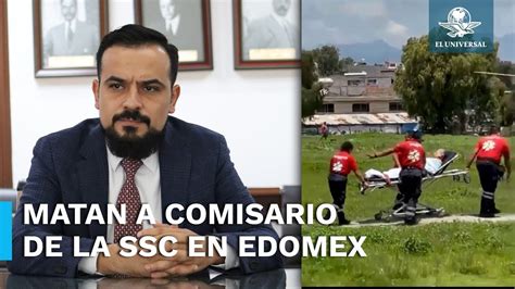 Milton Morales Figueroa Comisario Jefe De La SSC Es Asesinado En