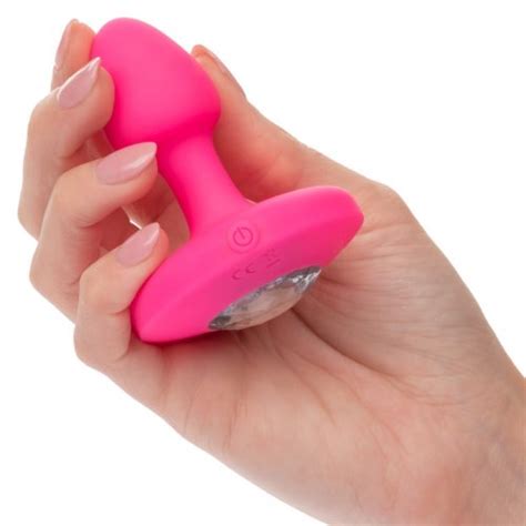 Cheeky Gems Small Rechargeable Vibrating Anal Probe Pink Sex Toys At Adult Empire