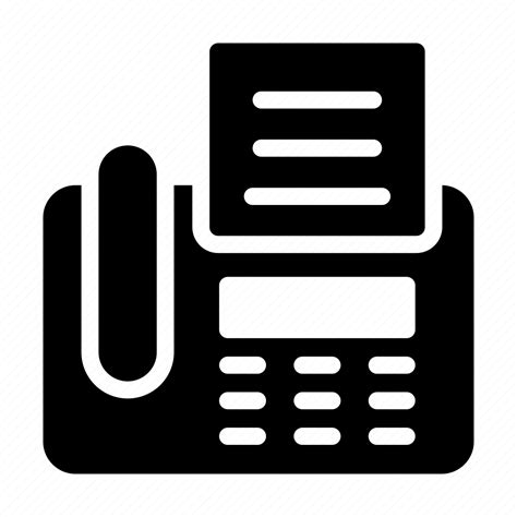 Fax Landline Receiver Technology Telephone Icon Download On