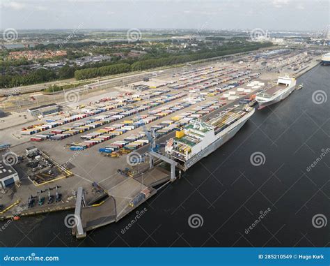 Rotterdam De Octubre De En Los Pa Ses Bajos Puerto De La