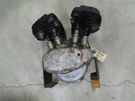 Lot N Harley Davidson Model Dl Motor Vanderbrink Auctions