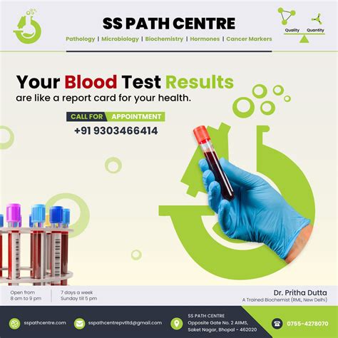 Your Blood Test Results | Healthcare ads, Medical posters, Pathology lab