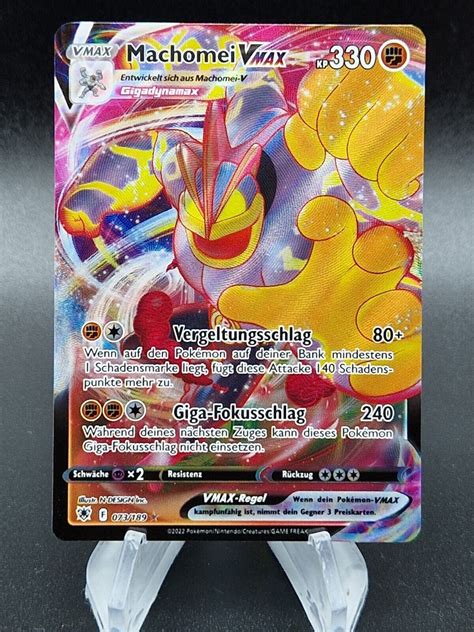 Pokemon Machomei Vmax Astralglanz Full Art De Ebay