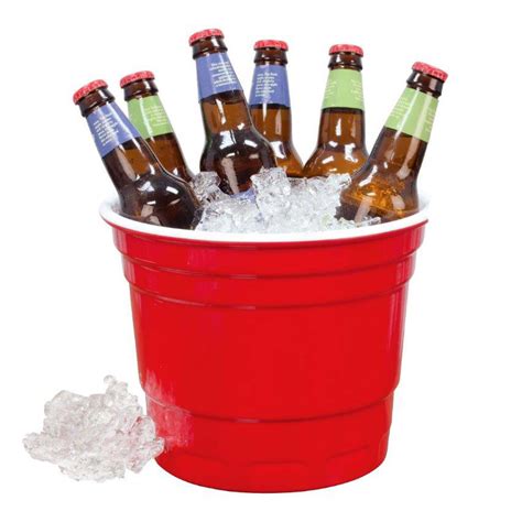 Giant Red Party Cup Ice Bucket The Green Head