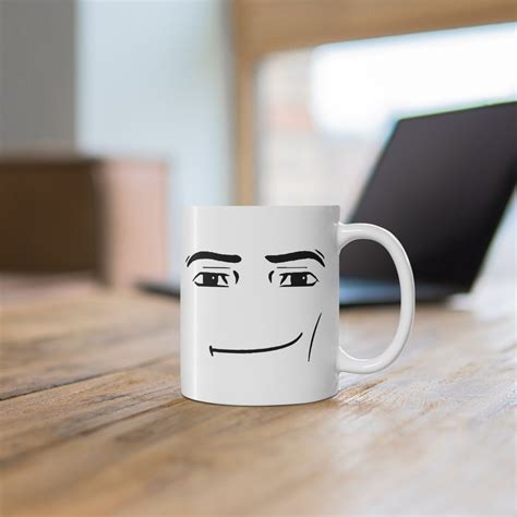 Roblox Man Face Mug 11oz Etsy