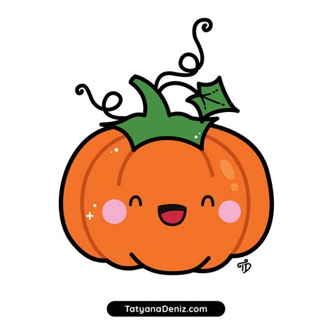 20+ Cute Pumpkin Drawing Easy – DECOOMO