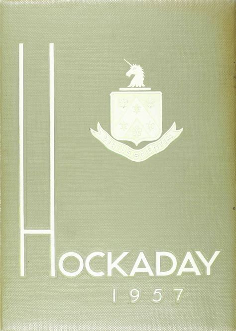 1957 yearbook from Hockaday High School from Dallas, Texas for sale