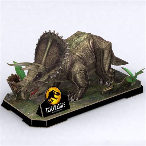 Revell Jurassic World Dominion Triceratops 3d Puzzle For Ages 10