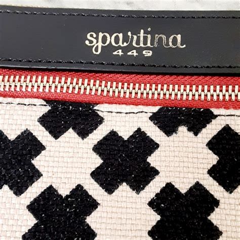 Spartina 449 Bags Spartina 449 Black And Tan Canvas And Leather