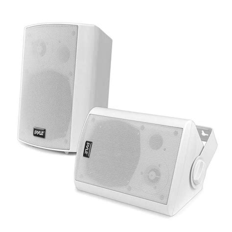 Pyle Wall Mount Waterproof & Bluetooth Speakers, 5.25'' Indoor/Outdoor ...