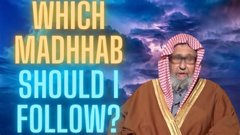 Should I Follow The Madhhab Of My Country Sheikh Saleh Al Fawzan Youtube