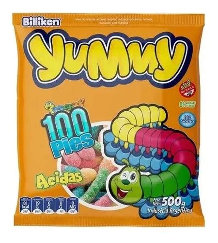 Gomitas Yummy Acidas Pies Sin Tacc Gramos Mercadolibre