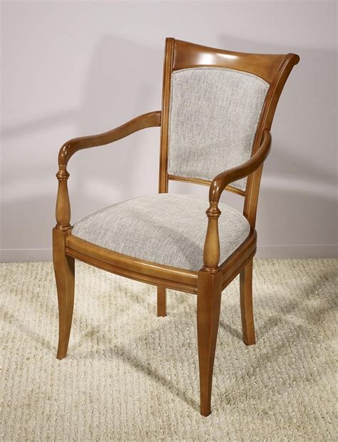 Fauteuil Pauline réalisé en Merisier Massif de style Louis Philippe