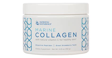 Nordic Naturals Marine Collagen Powder Strawberry Azure Standard