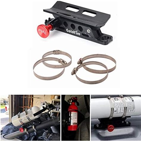 Bestaoo Adjustable Roll Bar Fire Extinguisher Mount Holder For Jeep