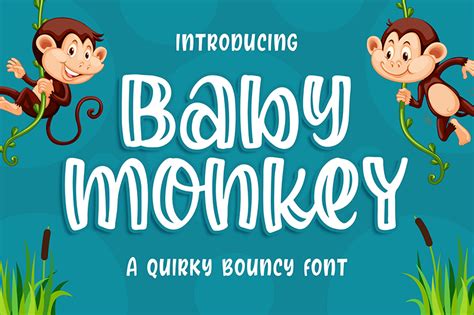 Baby Monkey Font | dafont.com