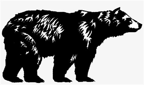 Clipart Resolution 1010633 Black Bear Silhouette Transparent