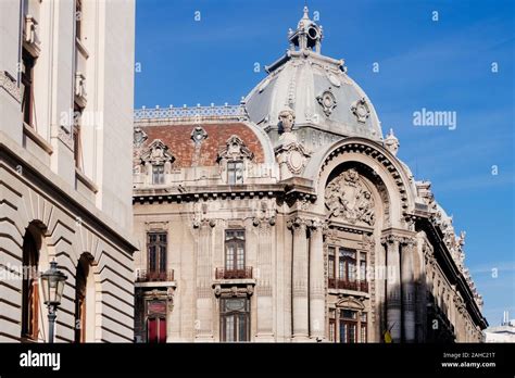 Bucharest, Romania - Dec 15, 2019: Bucharest old town architecture, NF ...