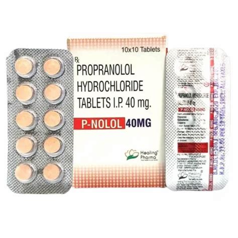 P Nolol 40 Mg Tablet At Rs 60 Stripe Ramdas Peth Nagpur ID