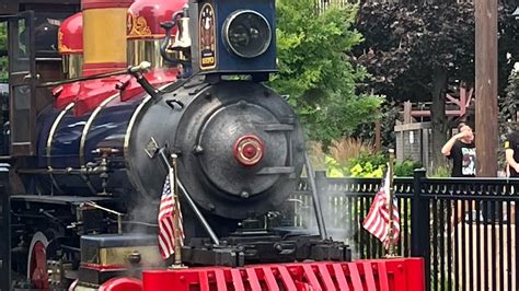 Cedar Point Lake Erie Railroad Judy K 7 16 23 YouTube