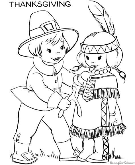 Pages de coloriage de Thanksgiving à imprimer gratuitement pour les enfants d'âge préscolaire - Observer
