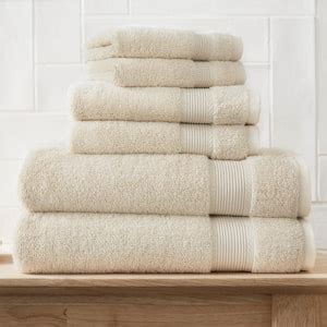 StyleWell 6 Piece HygroCotton Bath Towel Set In Washed Denim 6pcSet W