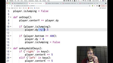 Jump Explanation Cmu Cs Academy X Youtube