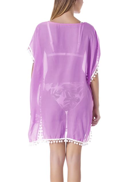 FUTATA Bikini Cover Ups For Women Sexy Sheer Chiffon Bathing Suit Swimsuits Swimwear Cover Ups