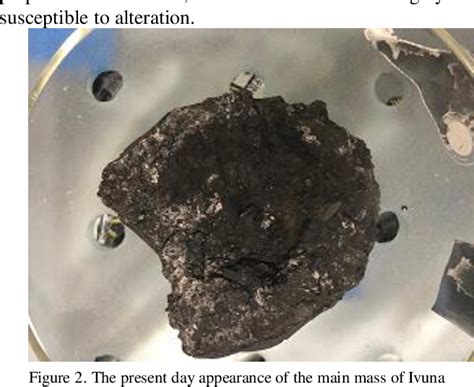 Figure 2 From The Fall And Terrestrial Alteration Of The Ivuna Ci1