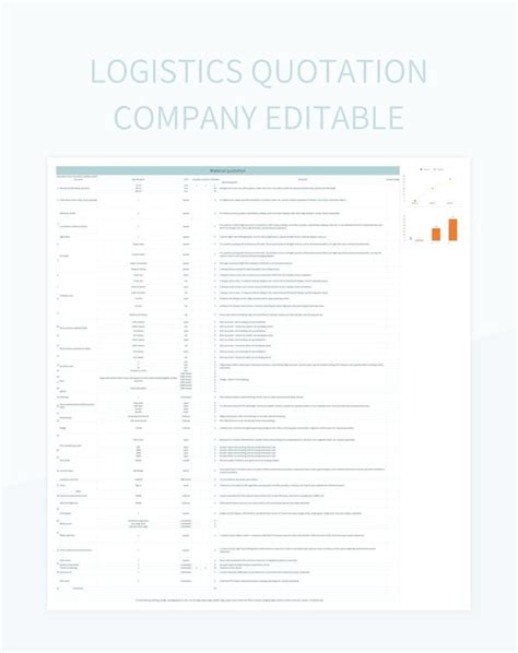 Free Logistics Templates For Google Sheets And Microsoft Excel Slidesdocs