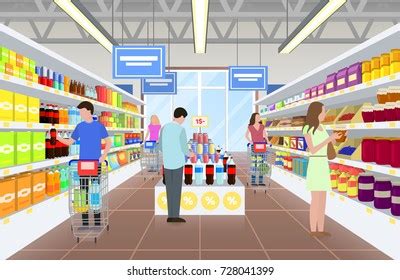 54,741 Supermarket Cartoon Images, Stock Photos & Vectors | Shutterstock