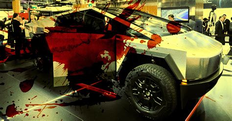 driver    loves  cybertruck   sliced  wrist