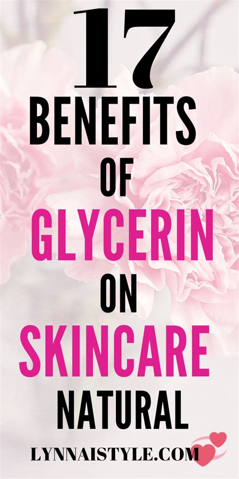 17 Benefits Of Glycerin On The Skin Glycerin For Hair Natural Skin Toner Natural Skin Care