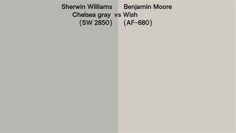 Sherwin Williams Chelsea Gray Sw Vs Benjamin Moore Wish Af