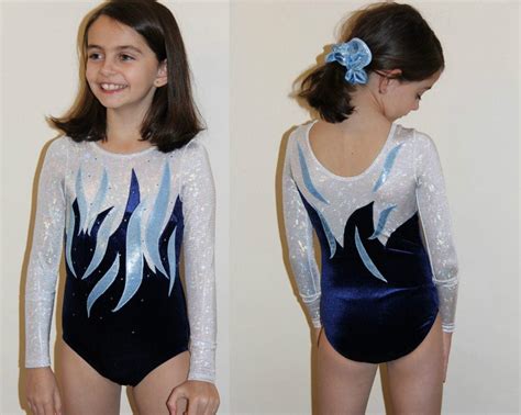 Nevada Girls Long Sleeve Gymnastics Leotard Lilachelene Leotards