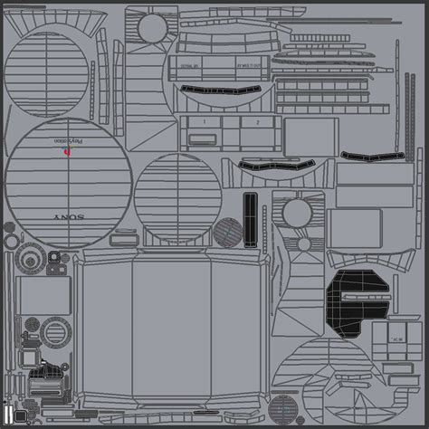 Playstation 1 (PSX) Console Rigged 3D Model $49 - .3ds .dae .obj .stl ...