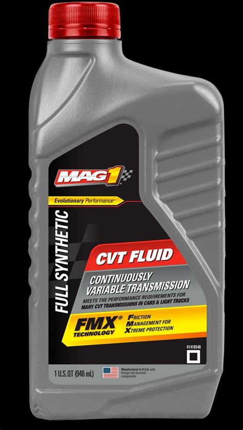 Mag Cvt Fluid Continuously Variable Transmission Fmx Technology Qt