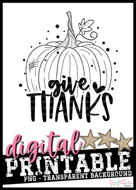 Give Thanks PRINTABLE-DOWNLOAD - HoopMama