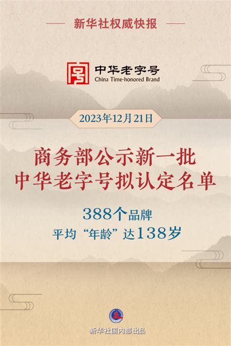 新一批中华老字号拟认定388个品牌海南新闻中心海南在线海南一家