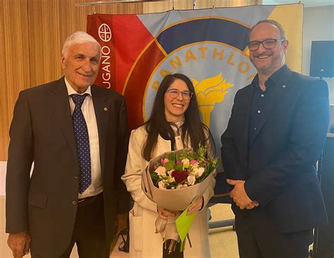 Nicole Bullo Riceve Il Premio Al Merito Sportivo