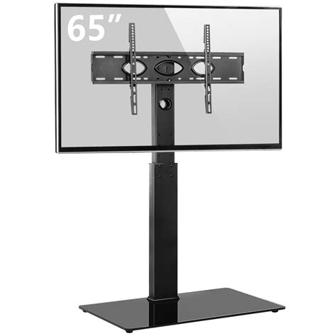 5rcom Corner Floor Tv Stand With Swivel Mount Bracket For Flat Panel