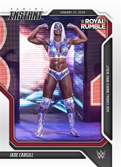 Wwe Panini Instant Jade Cargill Jade Cargill Makes Wwe