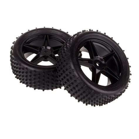 RC 1 10 Off Road Buggy Front Wheel Rim Tyre Tires Fit HSP HPI Redcat