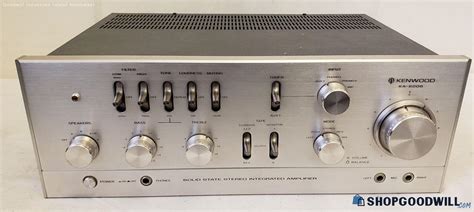 Vintage Kenwood Stereo Integrated Amplifier Model No Ka 6006